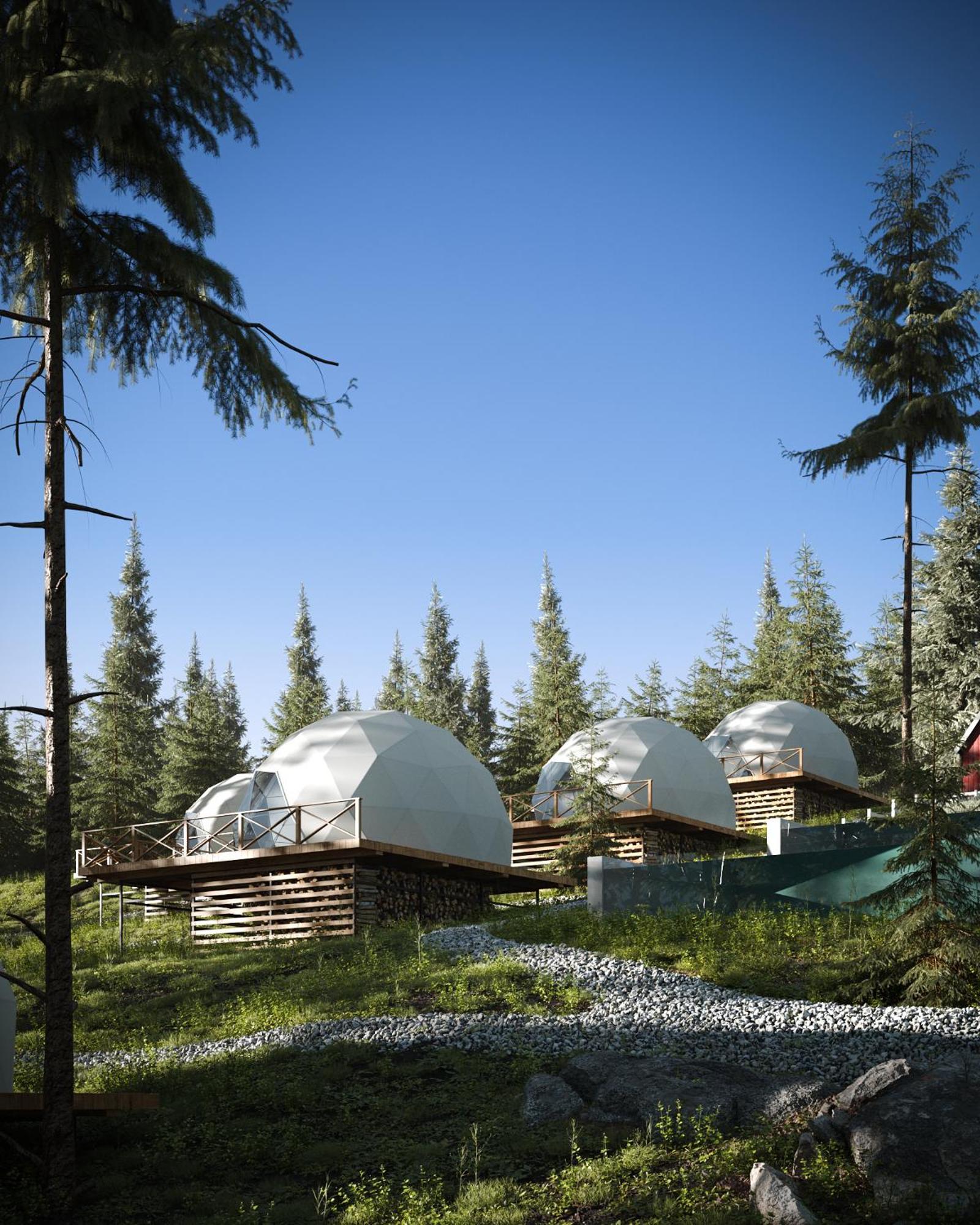 Villa Gm Eco Bubble Yablunytsya Esterno foto