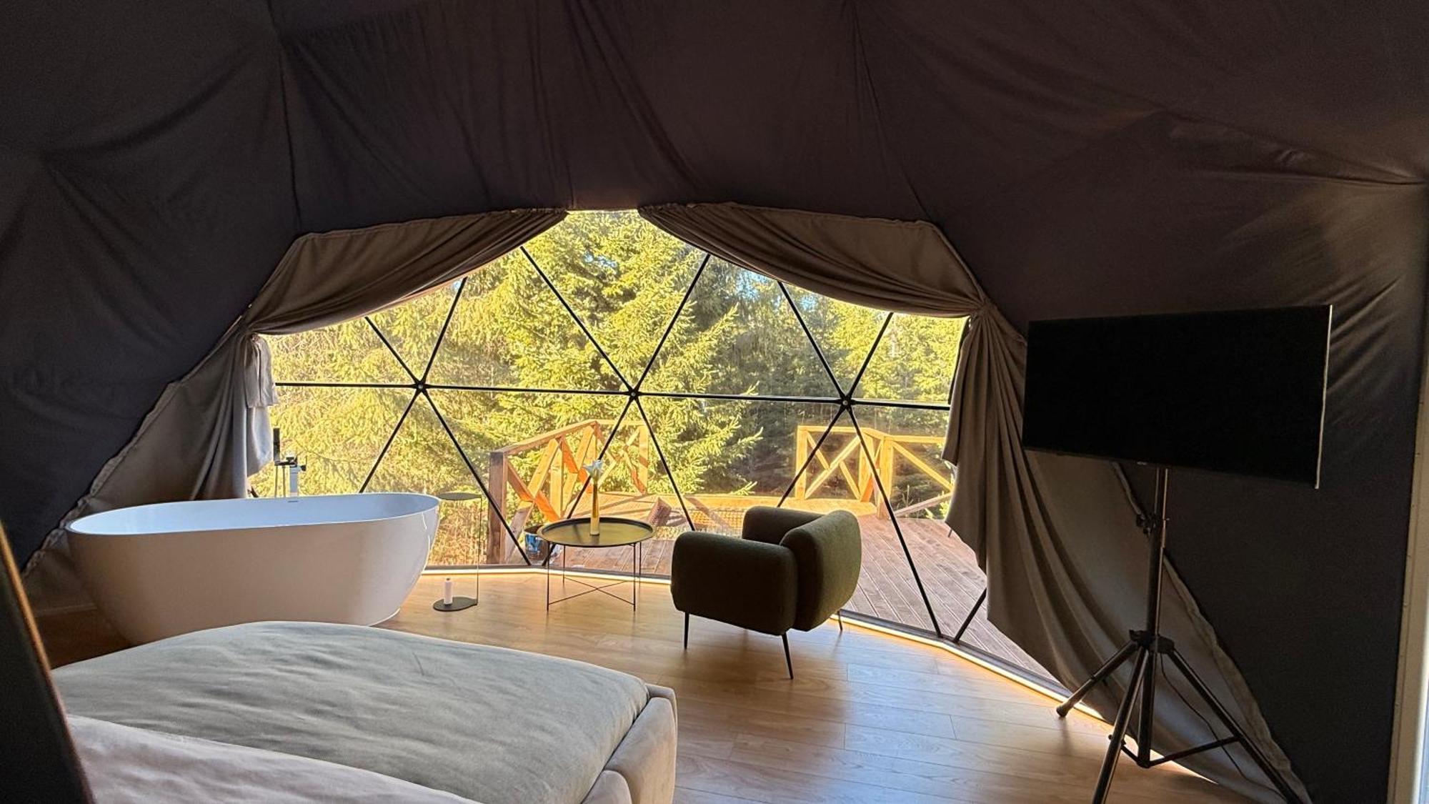 Villa Gm Eco Bubble Yablunytsya Esterno foto
